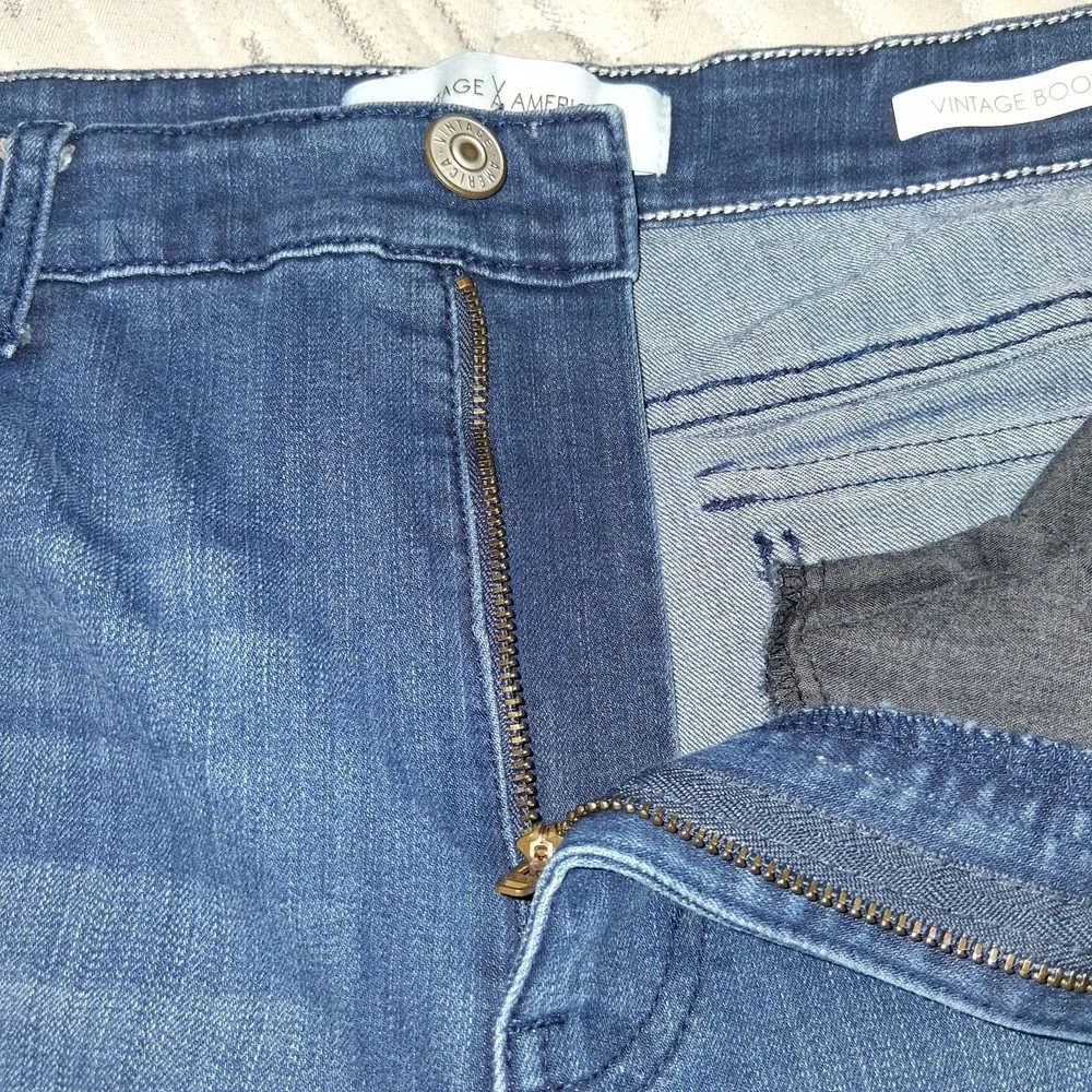 Vintage America Vintage Boot-Y Boot Cut Womens Jeans Size‎ 14/32 Med Wash
